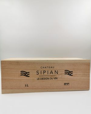 Château Sipian (dubbele magnum in houten kist)